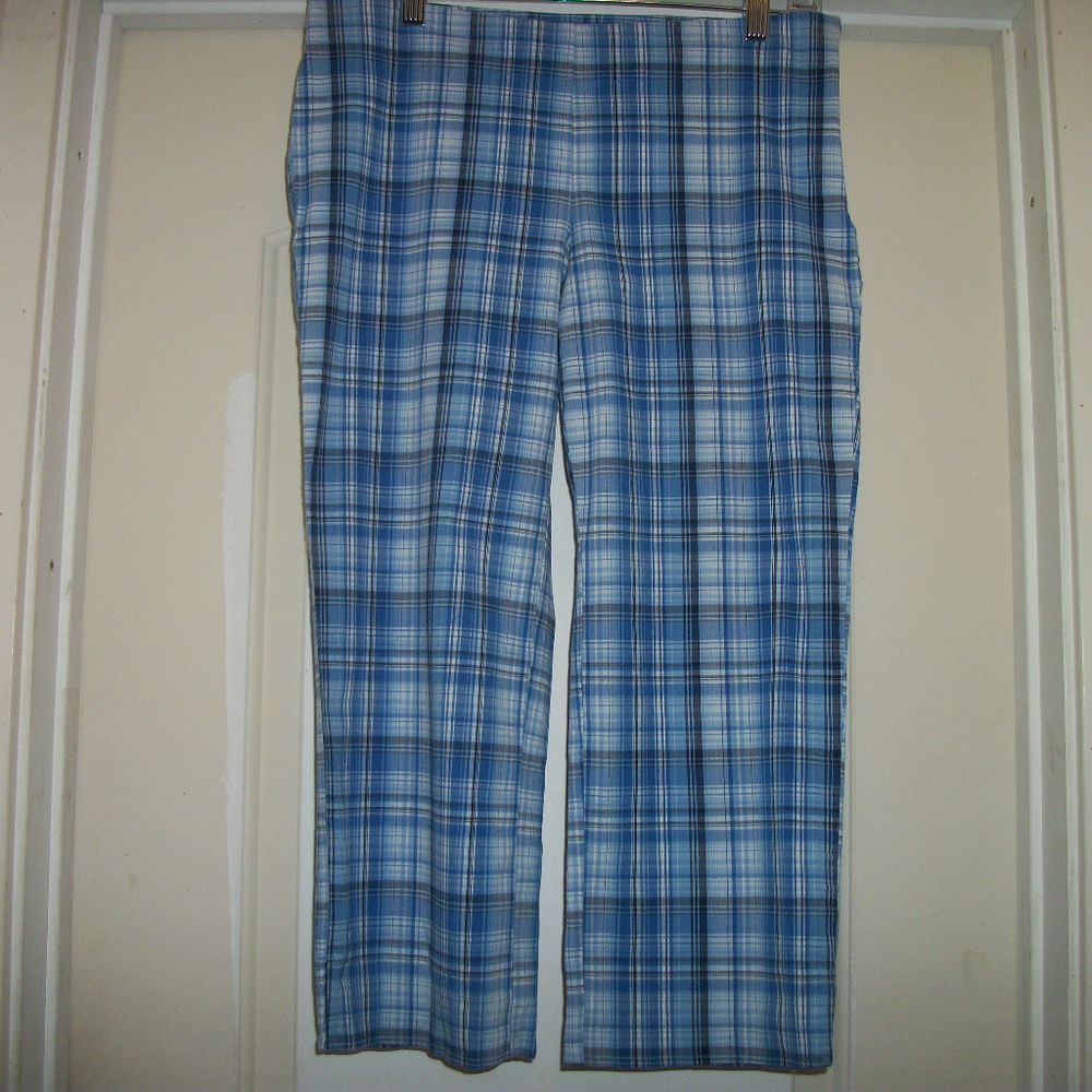 CUTE ANCHOR BLUE PLAIDS IN BLUE PANTS, 9